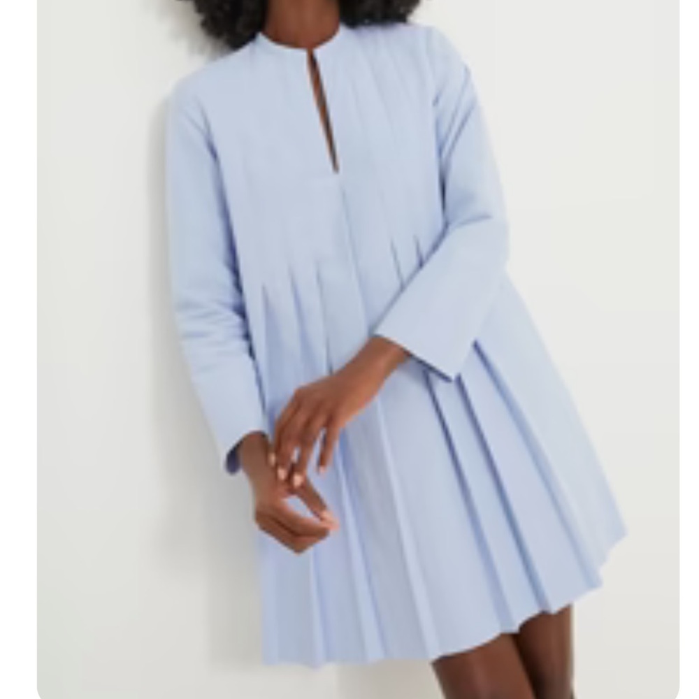 Tuckernuck Powder Blue Pleated Dress